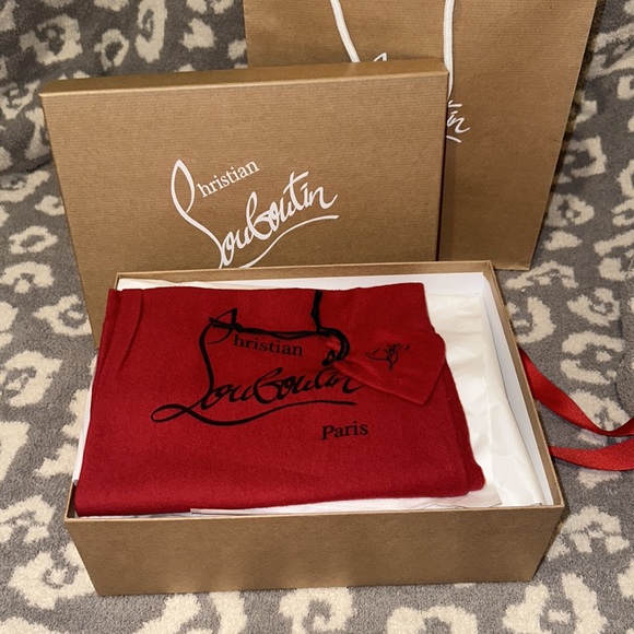 Authentic Christian Louboutin SANDALE DU DESERT Pop Art Ankle Tie Bow Heel Pump - Picture 8 of 17